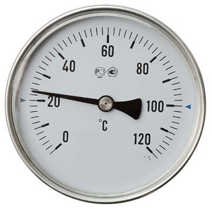 Термометр для комплекта тёплого пола D-40 мм