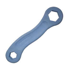 Ключ пластик к AL пробки радиатора черный или голубой